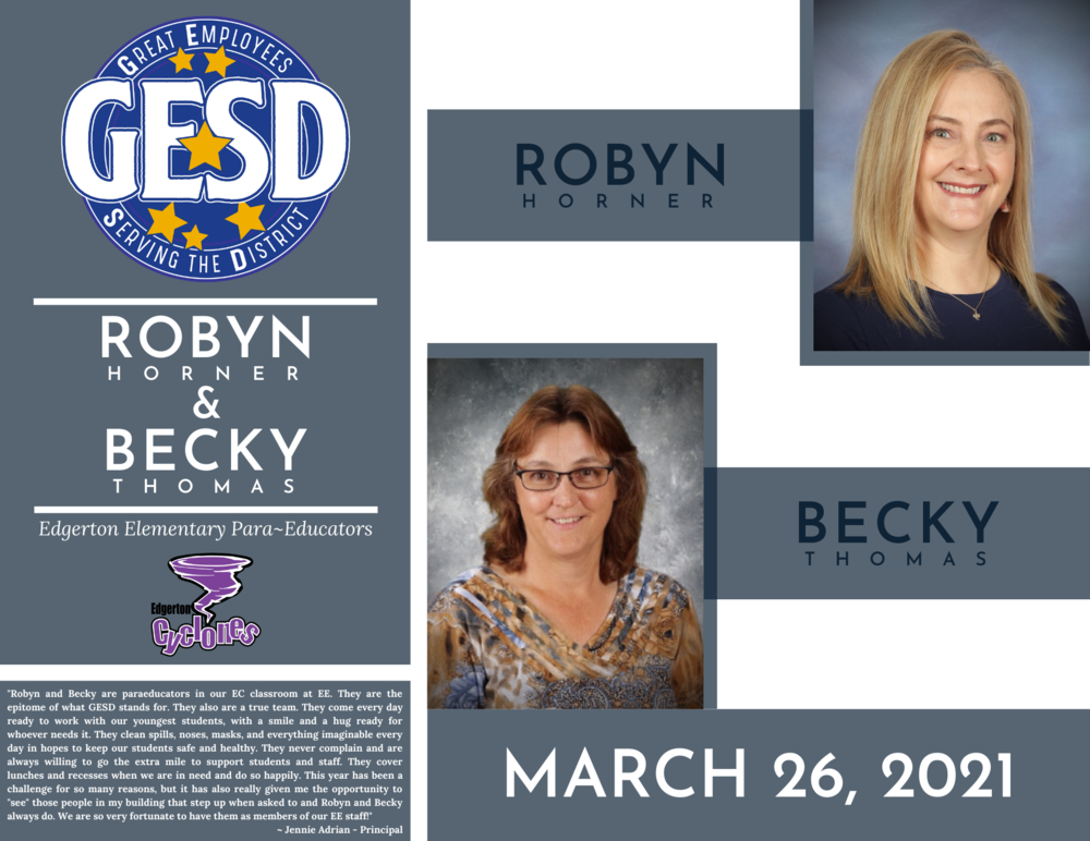 GESD Recognition (March 26, 2021)