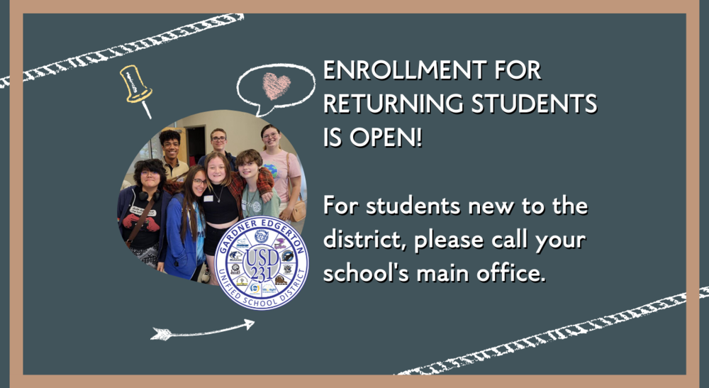 Online Enrollment Now Open (July 2022) | Gardner Edgerton School