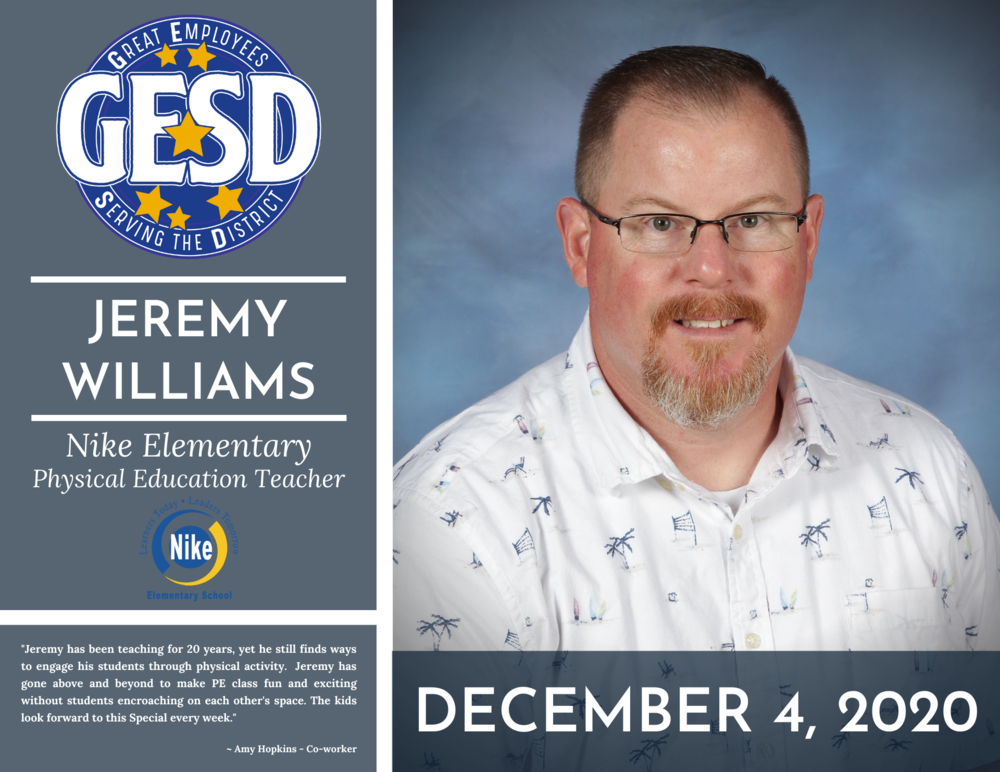 GESD Recognition (December 4, 2020)