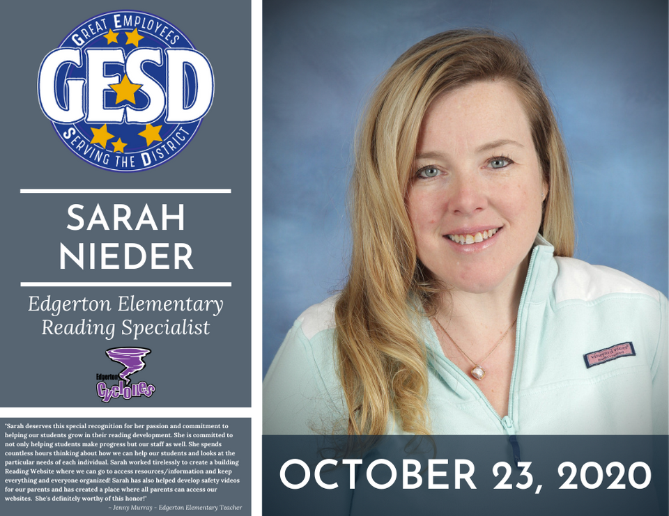GESD Recognition (October 23, 2020)