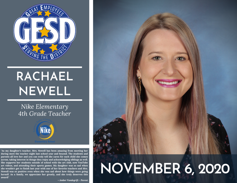 GESD Recognition (November 6, 2020)