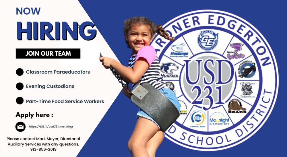 Now Hiring!!! Pioneer Ridge Middle School