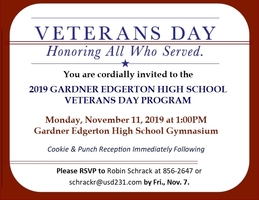 GEHS Veterans Day Program
