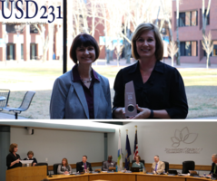 Stranathan Recognized at JCCC School Board Meeting